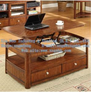 China Wooden living room furniture, wooden coffee table, wood lift coffee table factory