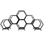 Stainless Steel 304 Honeycomb Wall Shelves For Office And Living Room