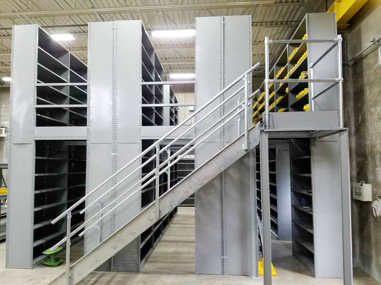 Multi Level Design Warehouse Storage Steel Q235B Mezzanine Flooring Racking Systems
