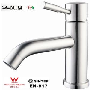 China SENTO deck mounted bathroom sink faucet with watermark factory