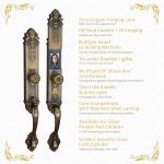 Pure Copper Antique Bronze High Quality Luxury Design Palm Face recognition