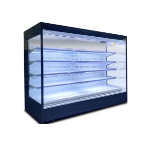 Customized Drinks Open Display Refrigerator R404a Vegetable And Fruits Cooler