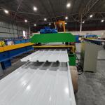 Glazed Steel Roofing Sheet Manufacturing Machine For Construction Works