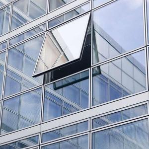 China Building Glass Curtain Wall Sound Insulation Anti Ultraviolet Hollow Glass Exterior Walls Waterproof High Rise Curtain Wall Glass factory