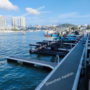 China Marine Grade Yacht Floating Dock Design Pontoons Float Dock HDPE Pontoon on sale