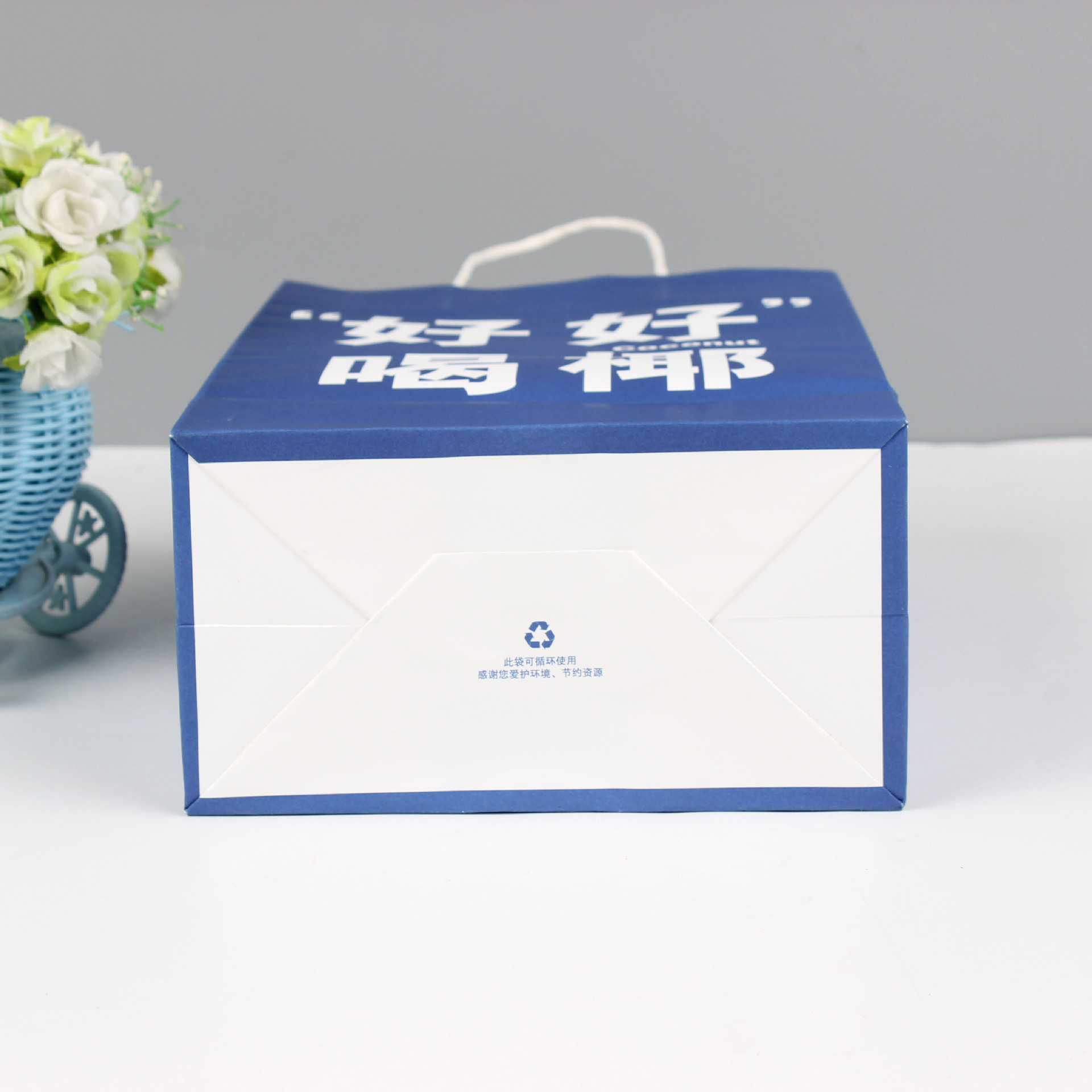 Custom Logo Accepted Food Takeaway Kraft Paper Packaging Shopping Bags Customized Logo
