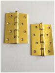 Loose Pin Heavy Duty Ball Bearing Hinges High End Metal Material Brassplated