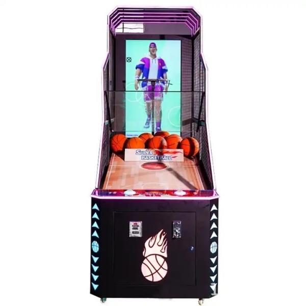 1 Player 3D Screen Arcade Electronic Basketball Shooting Game Machine 55 Inch