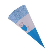 Moisture Proof Wrapping Ice Cream Paper Cone With Coated White Paper