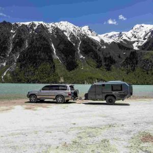 China Exploration Crossing Adventure Trailer Aluminum Small Off Road Trailer factory