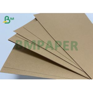 China 400gsm Reddish Brown Thick Kraft Paper Sheet Package Folding 650mm x 1200mm factory