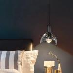 Modern Mini Chandelier Pendant Light 4000k CCT Smoke Grey Pedants