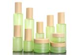 Frosted Glass Cosmetic Bottles For Essential Oil Lotion Skin Care Cream