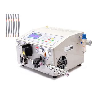 10mm2 Round Wire Cutting Stripping Machine Cutting Crimping