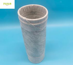 China 550gsm Polyester Felt Filter Bag with SS Snapband and Oil Proof factory
