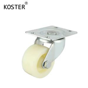 China 1.5inch to 3inch Furniture Plate Swivel Fat Nylon Caster Load 30kg/40kg/50kg/60kg factory