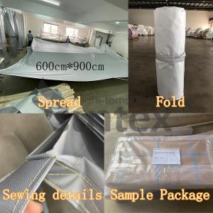 China Silica Fiberglass Fabric for EV CAR FIRE BLANKET factory
