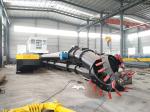 12inch Dredges River Dredging Machine Black Color 16kw Diesel Power Mud Dredging