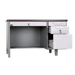 Corrosion Resistance Cam Lock 3 Drawers Steel Executive Desk