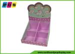 Portable POP Cardboard Display Boxes , 4 Cells Counter Top Display For Kids