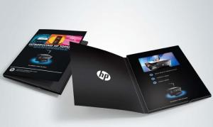 China Portrait Landscape Bespoke Video Brochures / 4.3 Inch Printed Video Cards factory