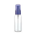 Travel Size 50ml PET Round Bottle with 20/410 Clip Pump Made of Transparent