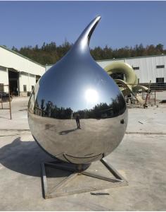 China Steel Artwork Garden Large Outdoor Statuary ODM For Residence Decoration factory