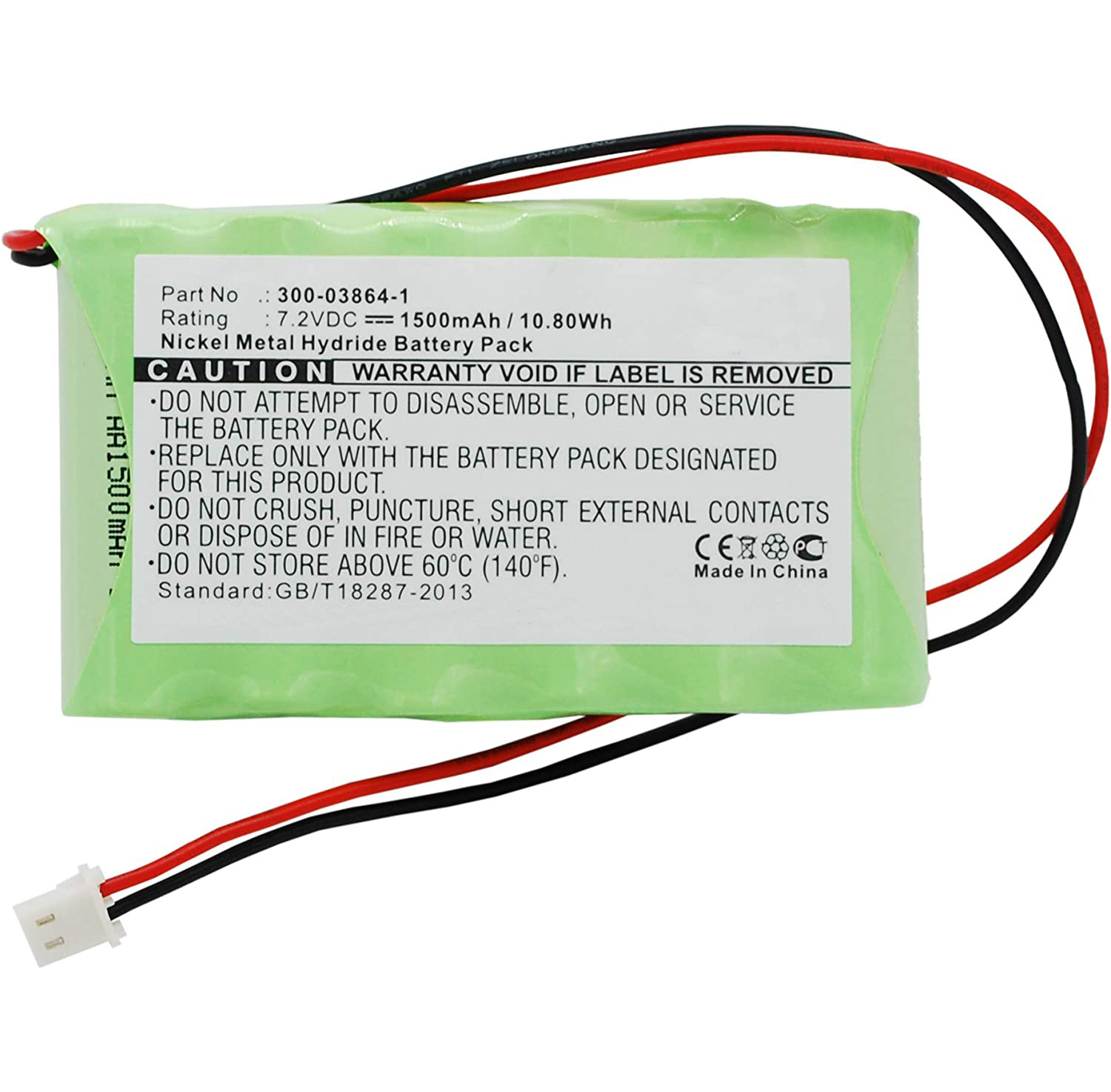 Ni-MH Vacuum Cleaner Lithium Battery 1500mAh 7.2V Li Ion Battery 300-03864-1
