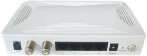 China CNU204-HV EOC Equipment / EOC Network Terminal Box Supports VOIP Business factory
