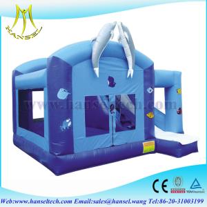 China Hansel large giant commercial rental use inflatable obstacle course bouncer factory