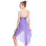 MiDee Elegant Cami Flora Sequins Lyrical Costumes Dance Dress Gentle High-Low