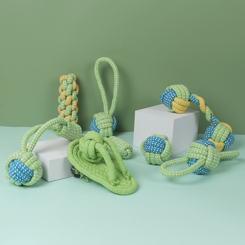 Eco Friendly Hemp Rope Dog Toy Dog Safe With Rope