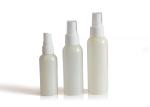 60ML White Plastic Spray Bottles , Boston Round Empty Plastic Spray Bottles