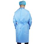 Blue Strengthened Sterile Disposable Surgical Gowns S M L XL XXL