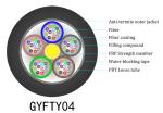 Outdoor Anti Rodent Fiber Optic Cable GYFTY04 12 Core For Aerial