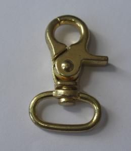 China shiny nickel color alloy snap hooks factory