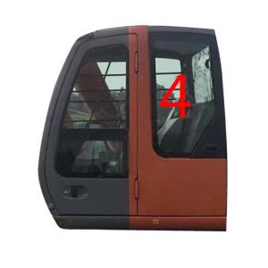 China Excavator Cabin Custom Windshield Glass Left Door Rear Position NO.4 factory