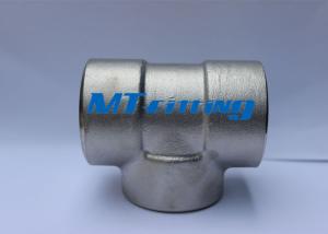China ASME B16.11 F317L Stainless Steel Socket Welded Tee 3000LBS For Connection factory