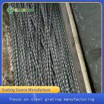 Twisted Square Iron Wire Products 4mm For Steel Grid Plate Processing