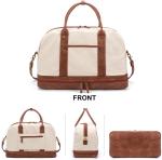 Tote Duffel Travel Bag Water Resistant With Shoe Compartment 46X20X31CM