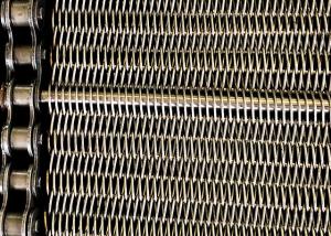 China Anti Corrosion Chain Conveyor Belt 304 Stainless Steel Wire Mesh Food Grade factory