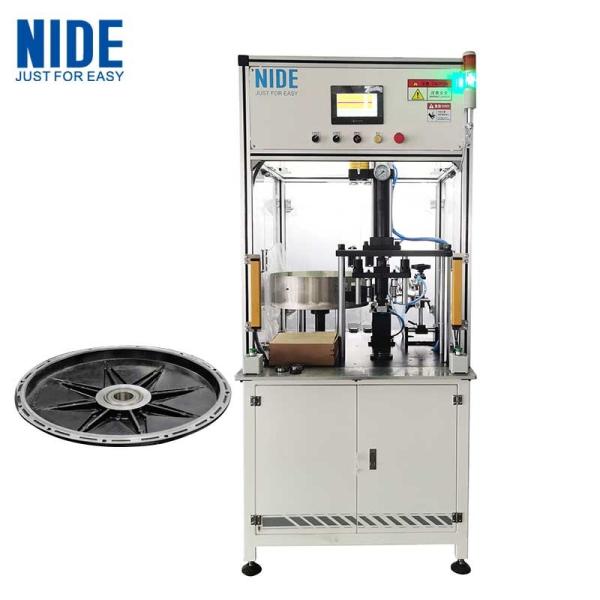 China BLDC Wheel Motor Bearing Oil Seal Automatic Pressing and Guling Machine factory