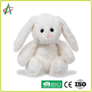 China CE Custom White Bunny Stuffed Toy 10 Inches For Babies factory