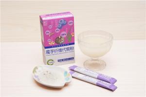 China Blueberry Flavor Meal Substitute Powder , Konjac Fiber Powder Natural Supplements factory