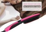 Ceramic Electric Home Hair Straightener Comb Brush With PTC Heating Plate