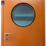 0.8mm Galvanized Steel Clean Room Door 1000*2100*100mm For Hospital