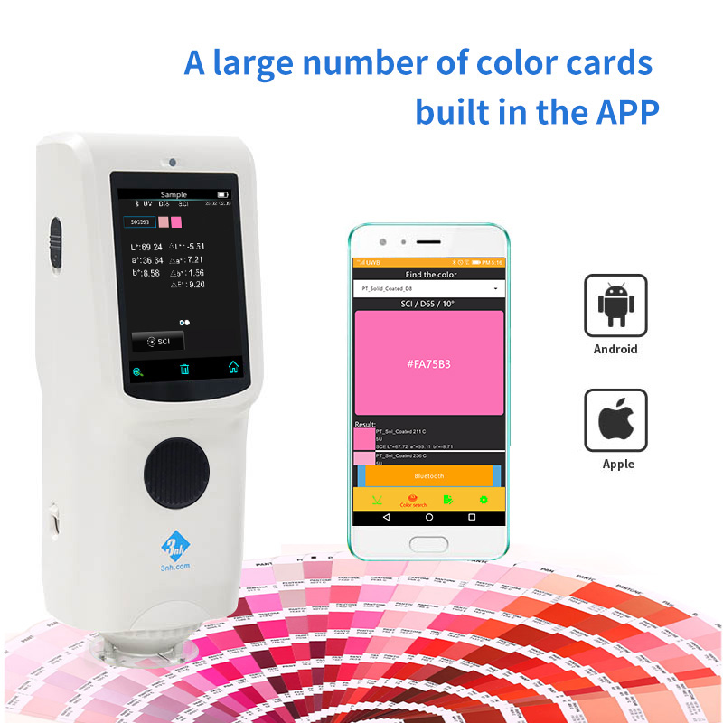 3nh 400 - 700nm Color Spectrophotometer With APP Software