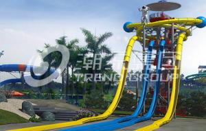 China Best Price Multi-track Slide of Amusement Theme Water Park / Water Slide factory