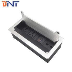 Meeting table hidden socket type table usb power socket with laser logo service