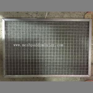 China 1250x600mm Demister Mesh Ss304 Drain Hole At Bottom factory